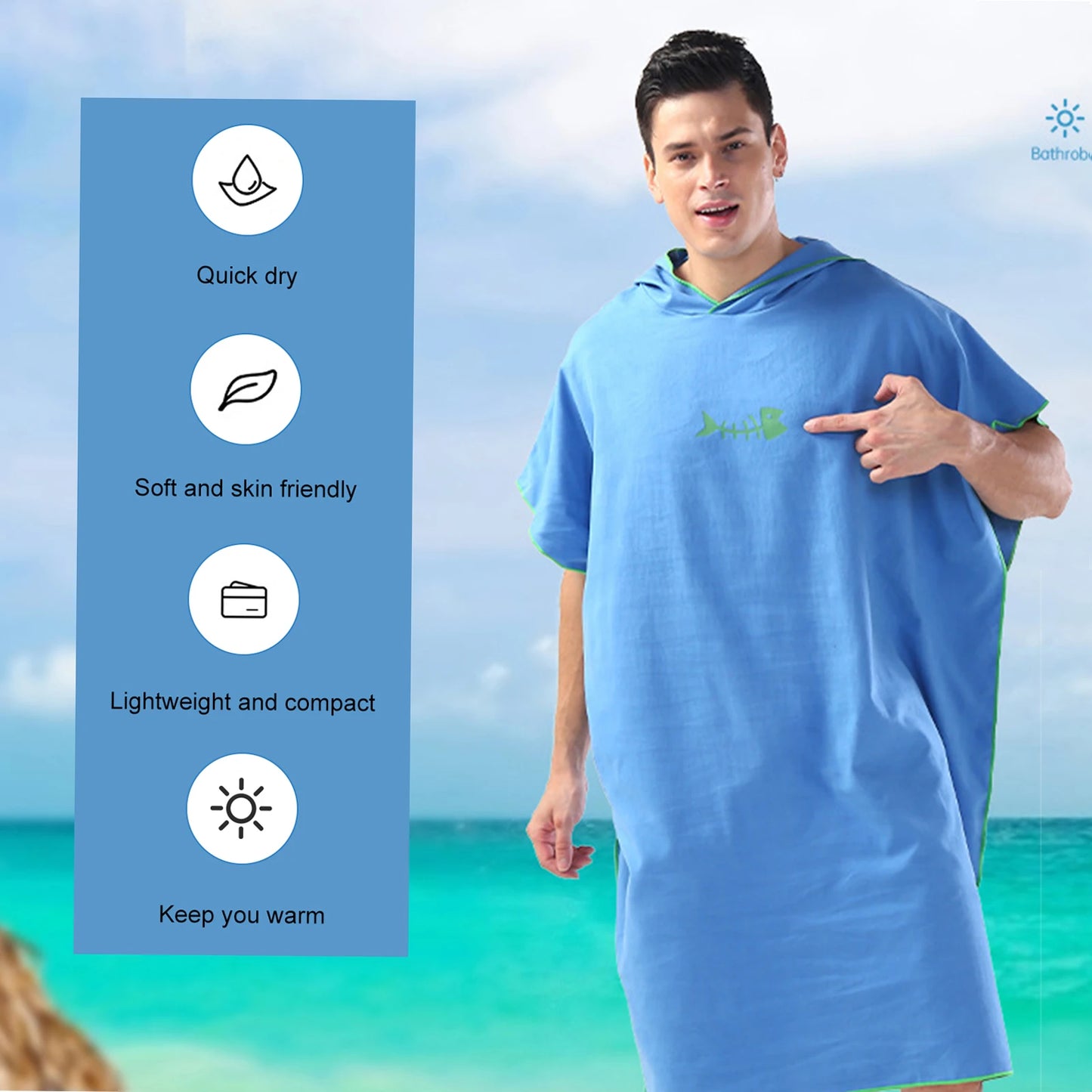 Shore Change Surf Poncho