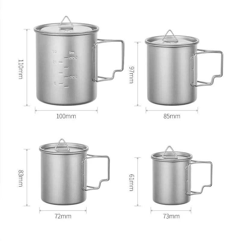 Trail Mug Titanium Flask