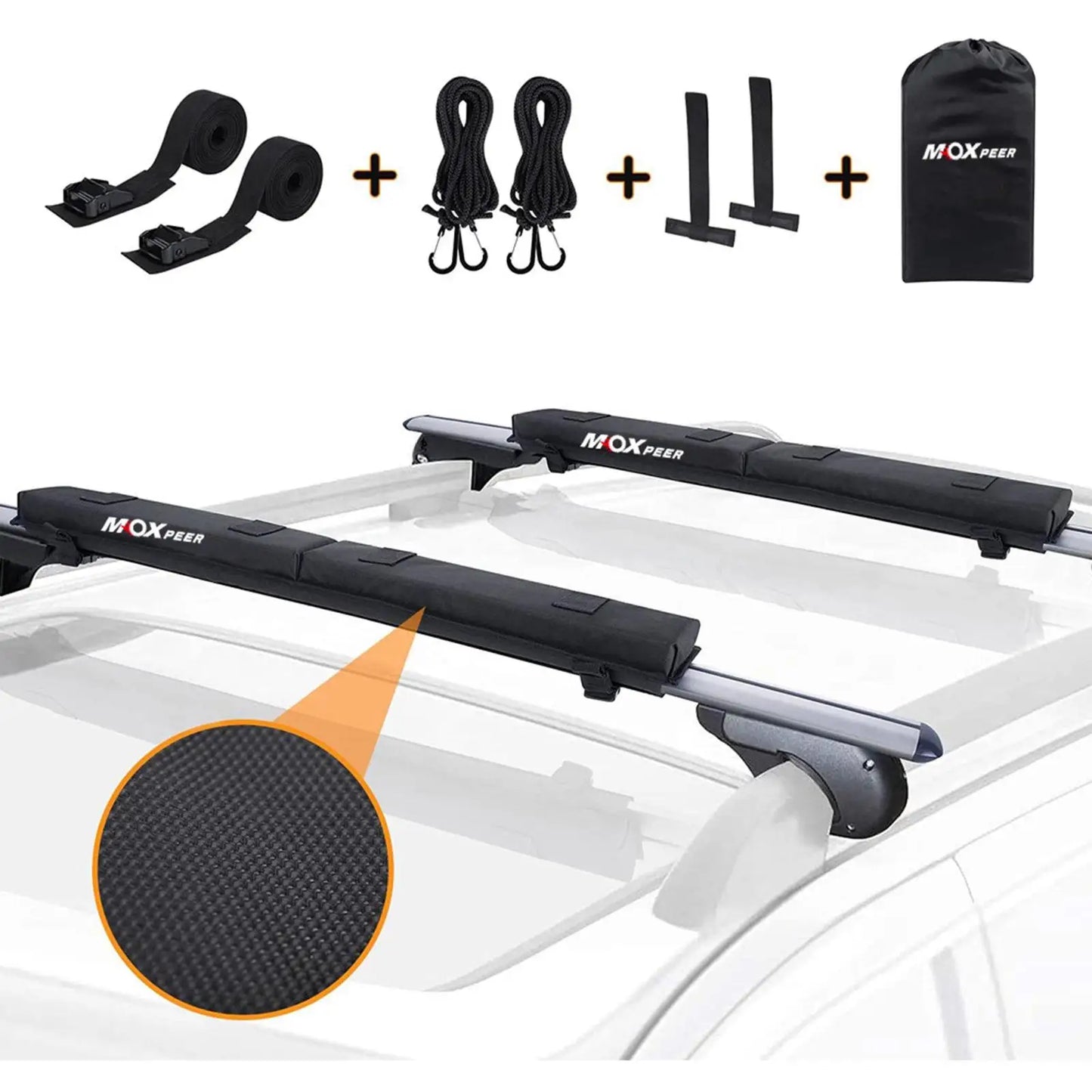 Roof Rack Soft Surfboard Straps