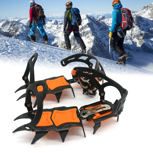 Ice Grip 12-Point Steel Crampons