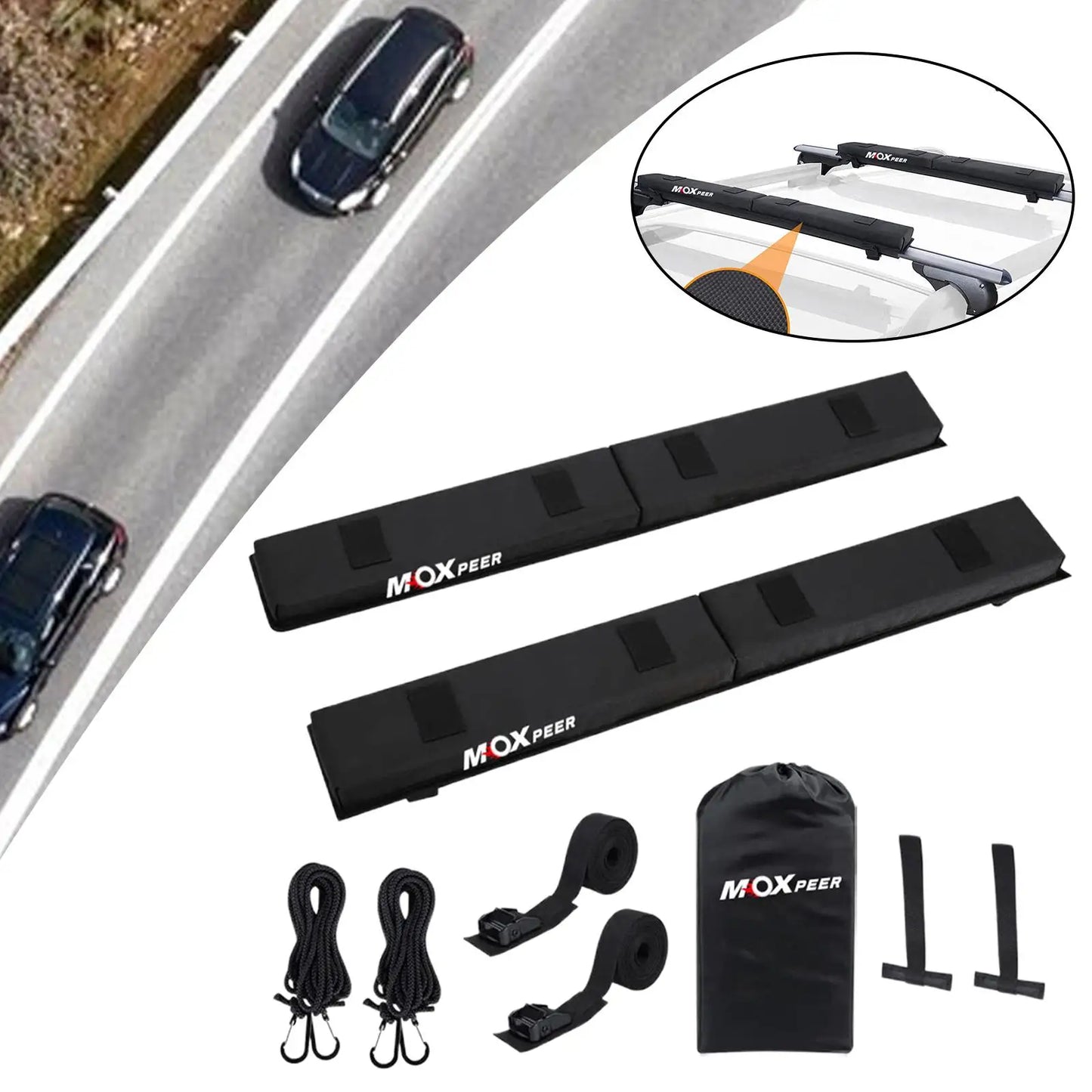 Roof Rack Soft Surfboard Straps