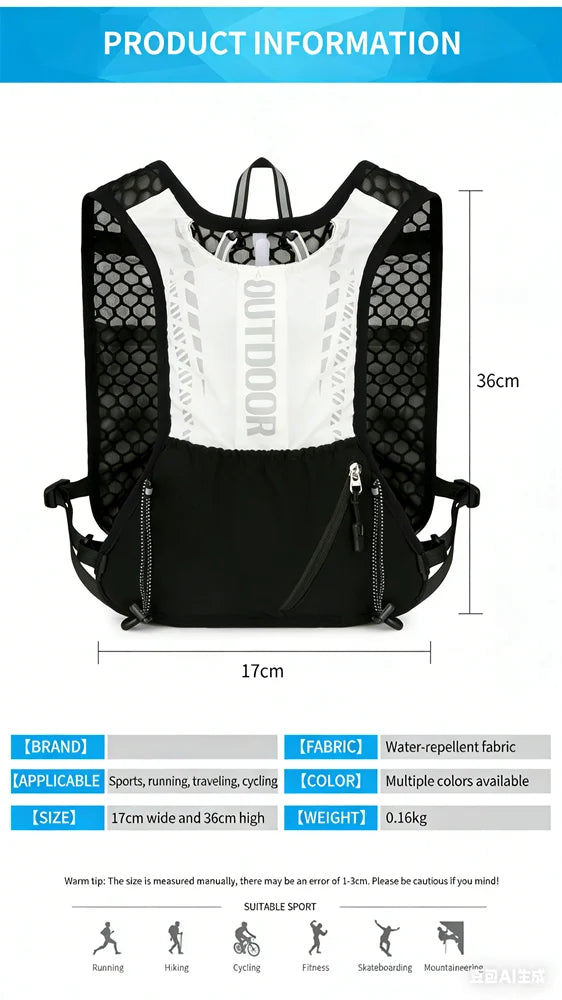Reflect Vest Safety Hydration Vest