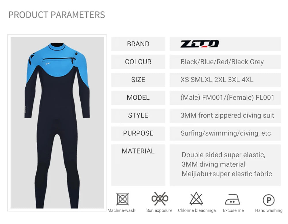 Ocean Flex 3/2mm Performance Wetsuit