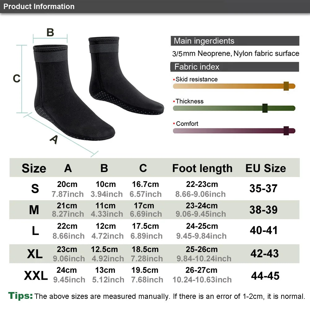 Reef Walker Neoprene Boots 3mm