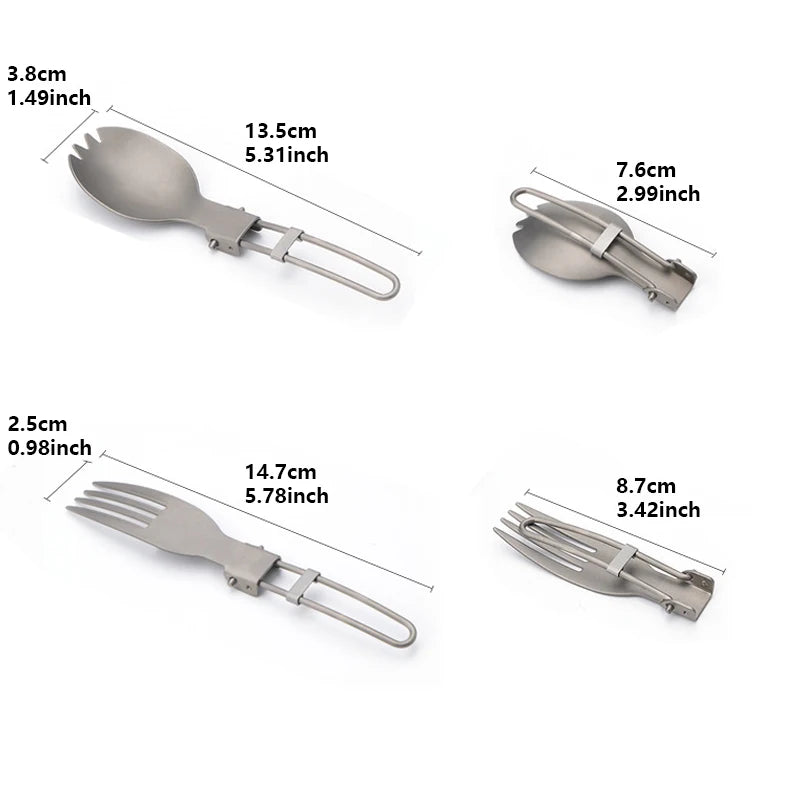 Titan Spork Folding Cutlery